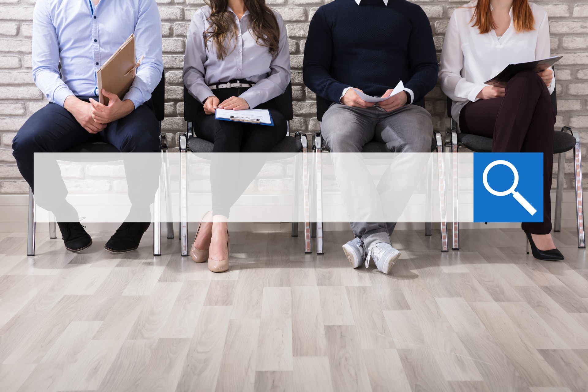Applicants Waiting For Job Interview